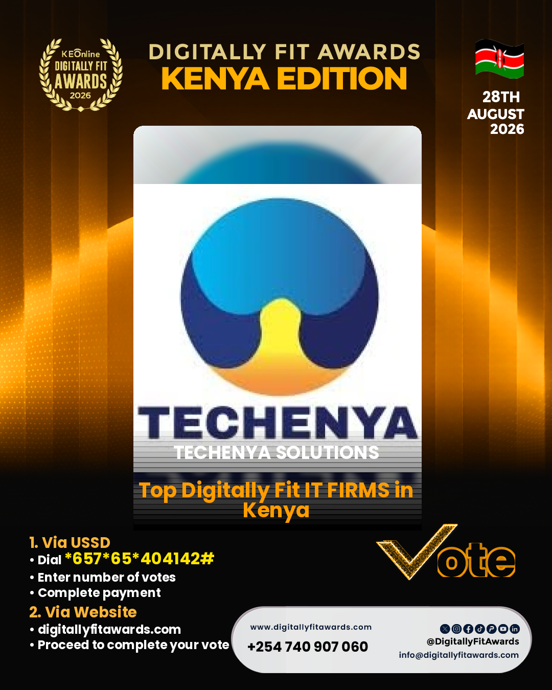 TECHenya Solutions poster