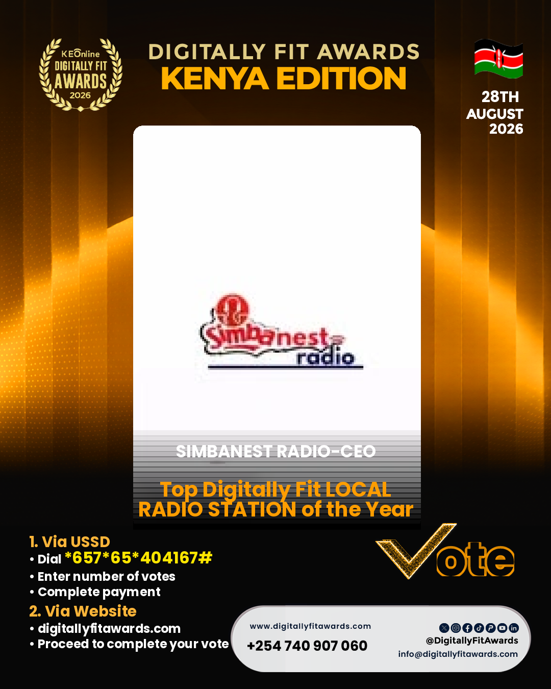 SIMBANEST RADIO-CEO poster