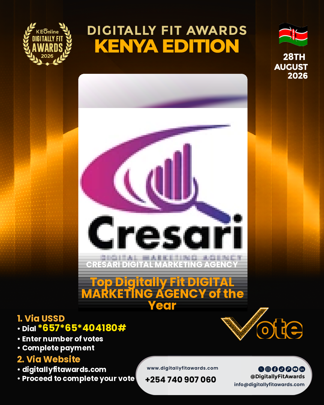 CRESARI DIGITAL MARKETING AGENCY poster