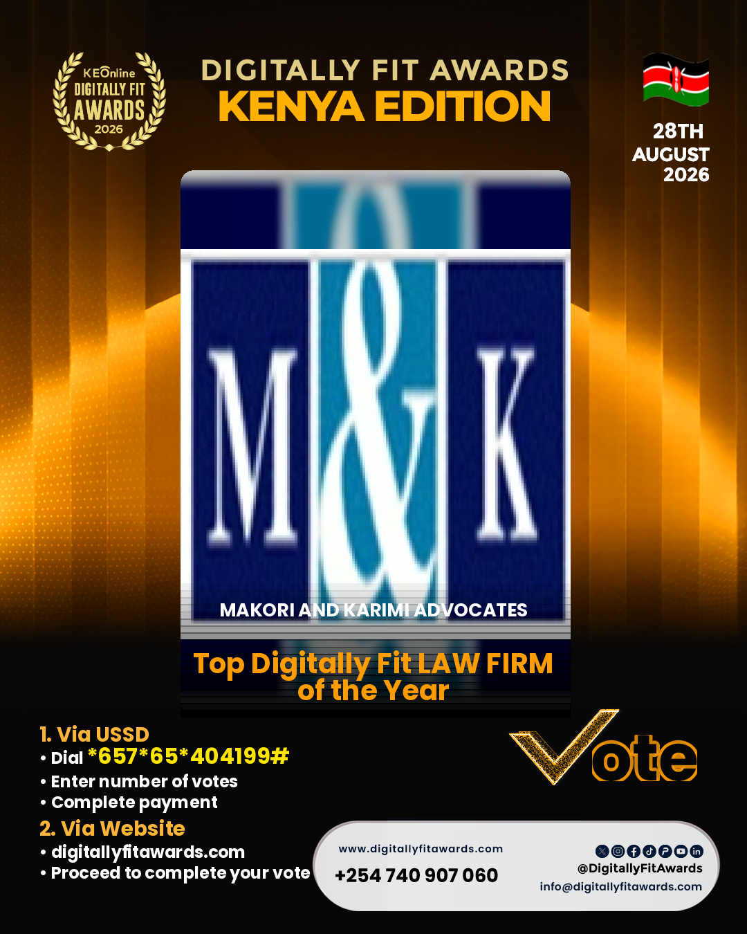 Makori and Karimi Advocates poster