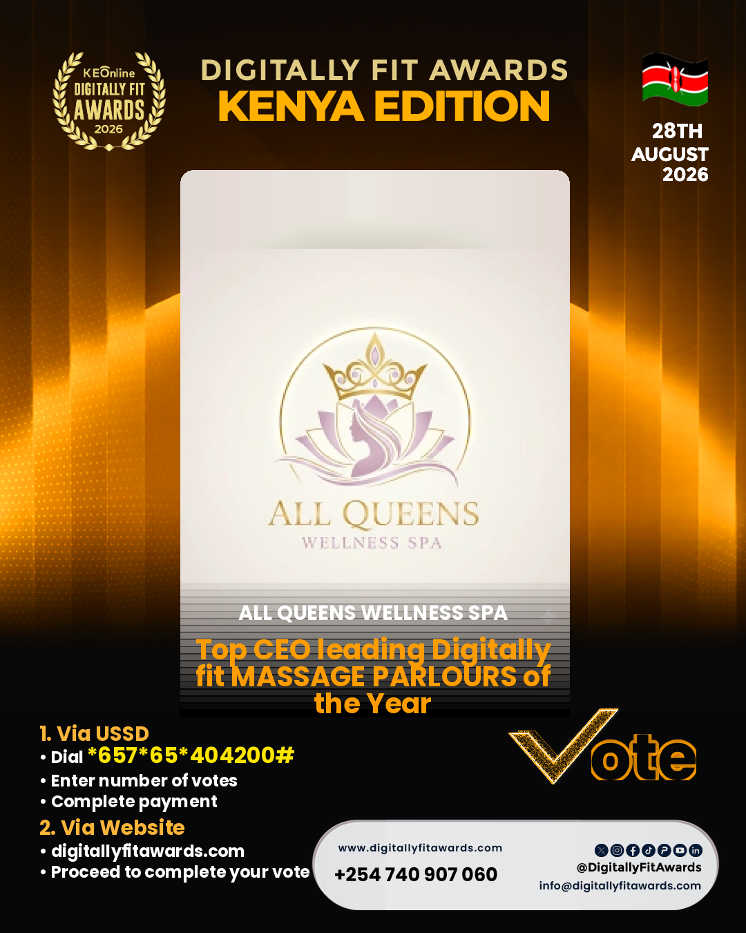 All Queens Wellness Spa poster