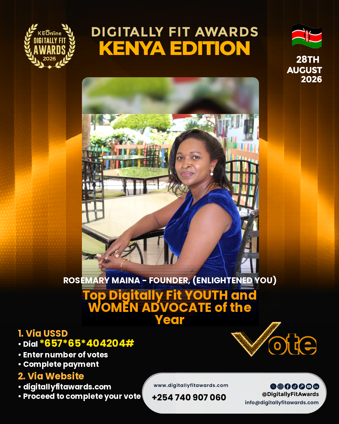 Rosemary Maina - Founder, (Enlightened You) poster