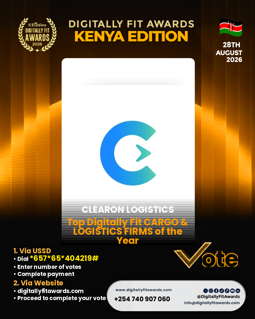 CLEARON LOGISTICS poster