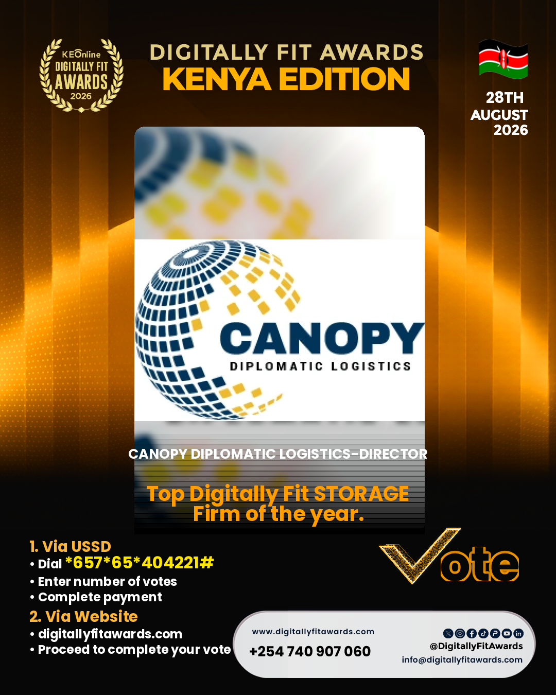 Canopy Diplomatic Logistics-Director poster