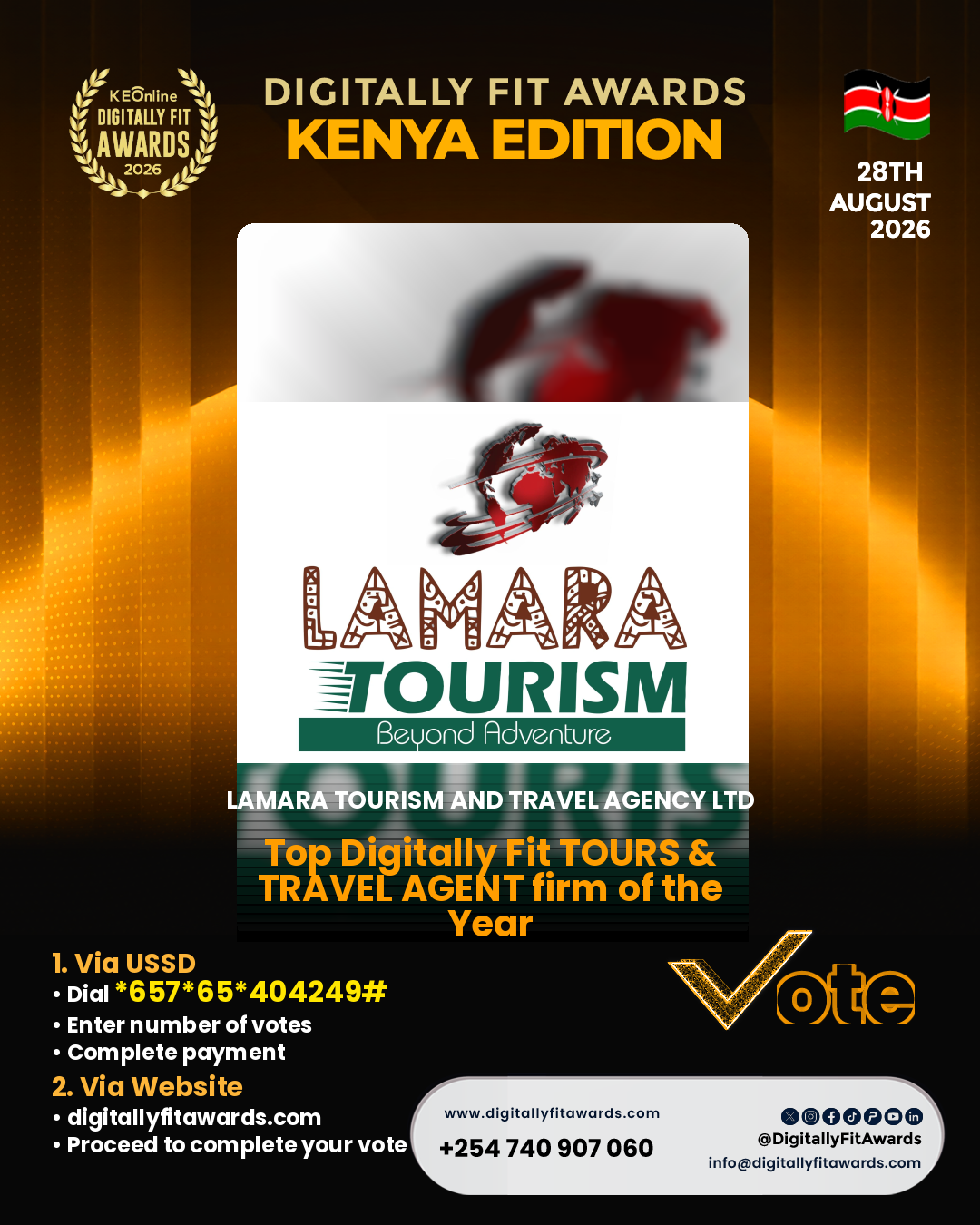 Lamara Tourism and Travel Agency Ltd poster