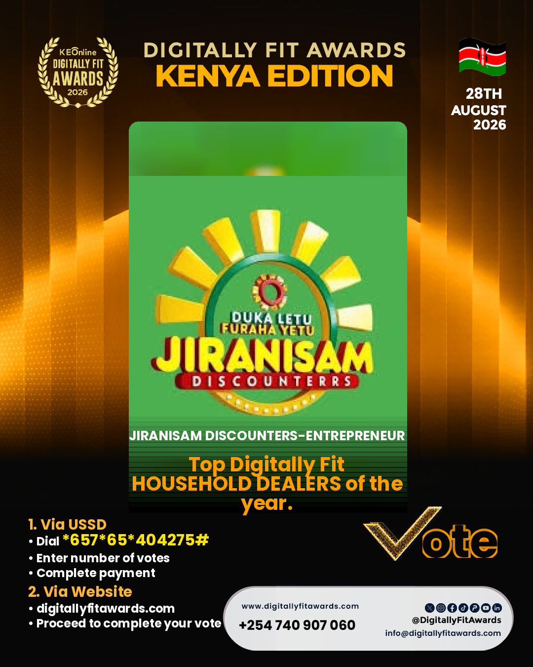 Jiranisam Discounters-Entrepreneur poster