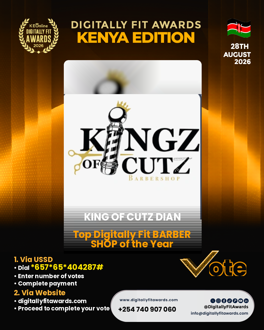 King Of Cutz Dian poster
