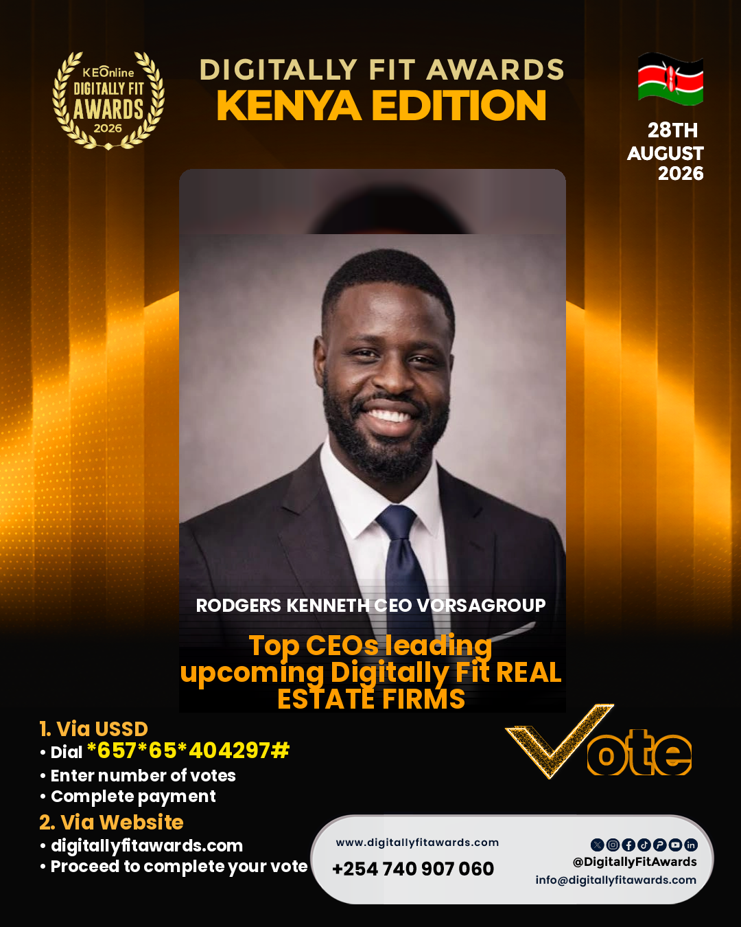 Rodgers Kenneth CEO VorsaGroup poster