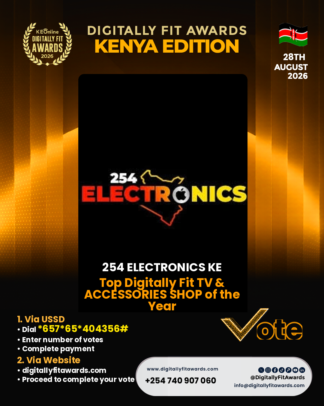 254 Electronics KE poster