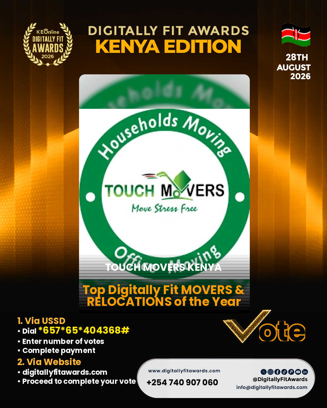 Touch Movers Kenya poster