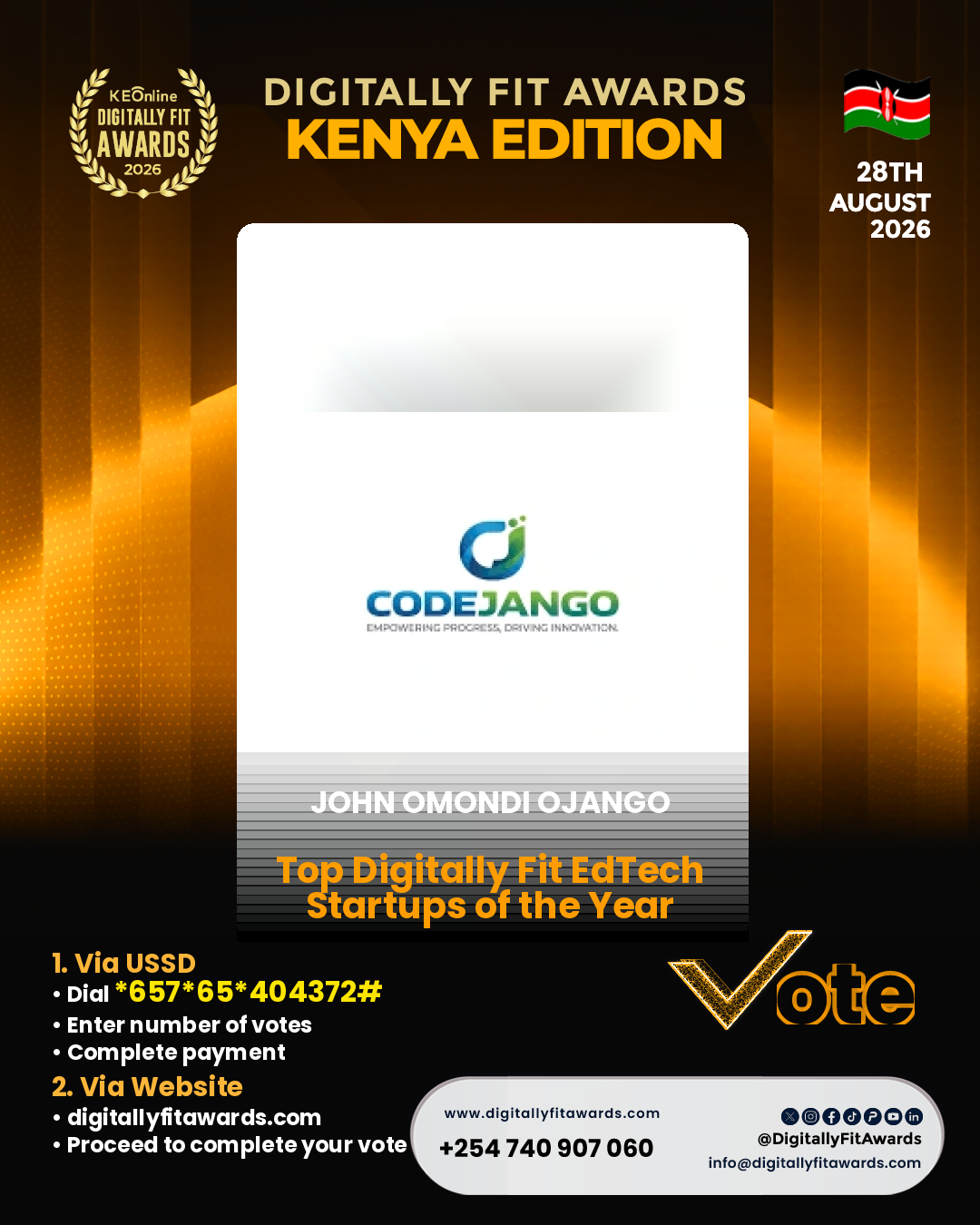 John Omondi Ojango poster