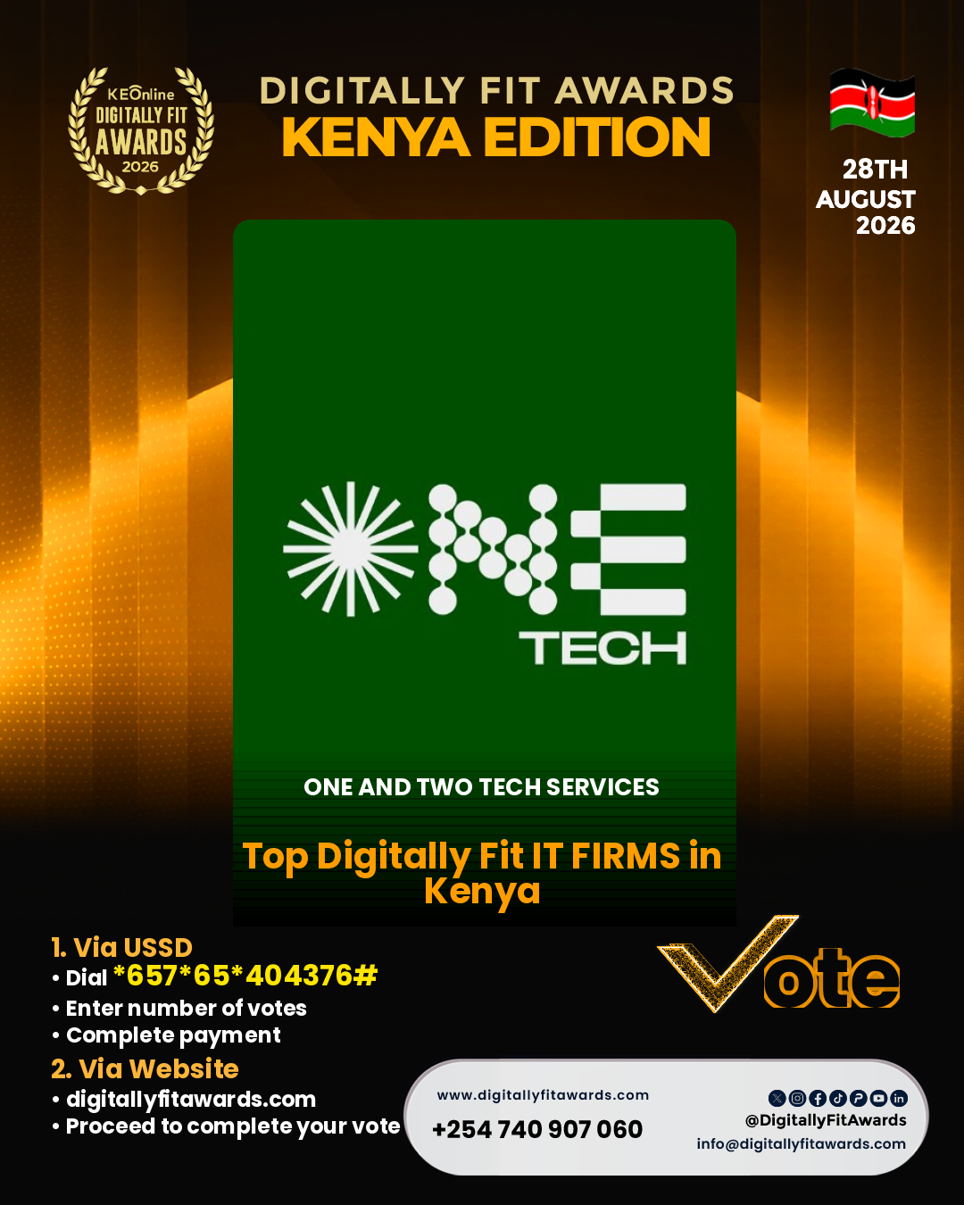 ONE AND TWO TECH SERVICES poster