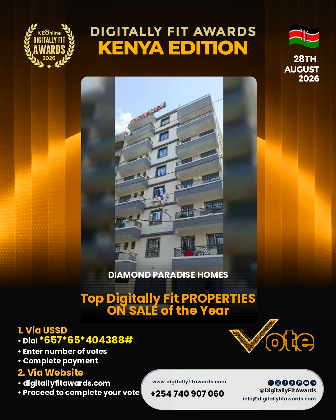 Diamond paradise Homes poster