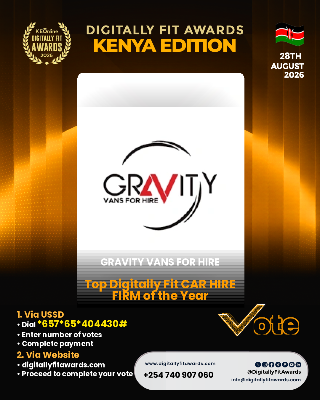 Gravity Vans For Hire poster