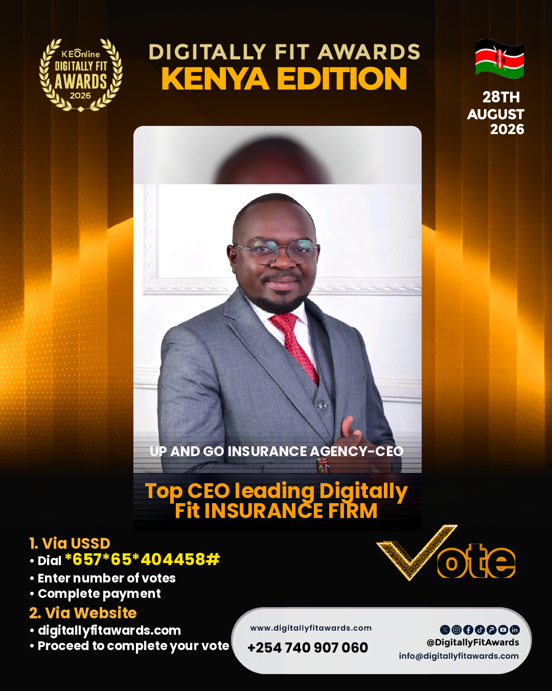 UP AND GO INSURANCE AGENCY-CEO poster