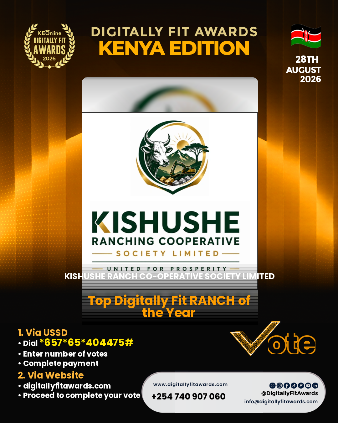 Kishushe Ranch Co-operative Society Limited poster