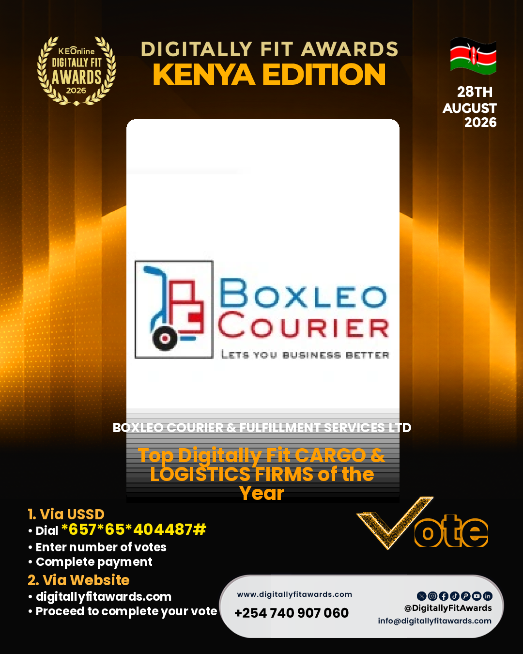 Boxleo Courier & Fulfillment Services Ltd poster