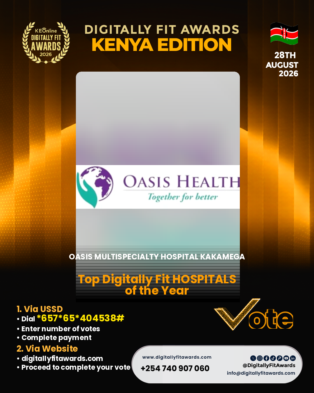 Oasis Multispecialty Hospital Kakamega poster