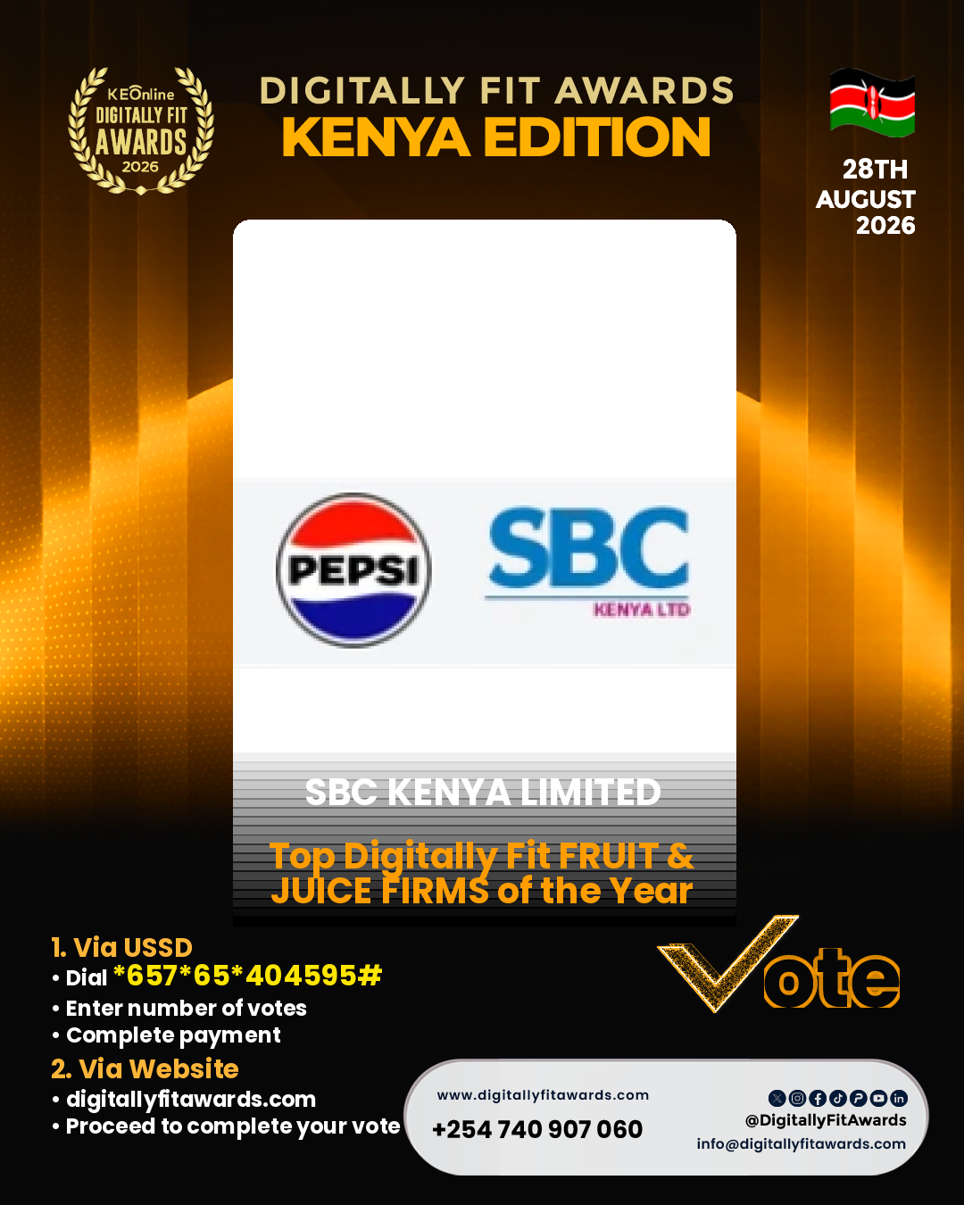 SBC KENYA LIMITED poster