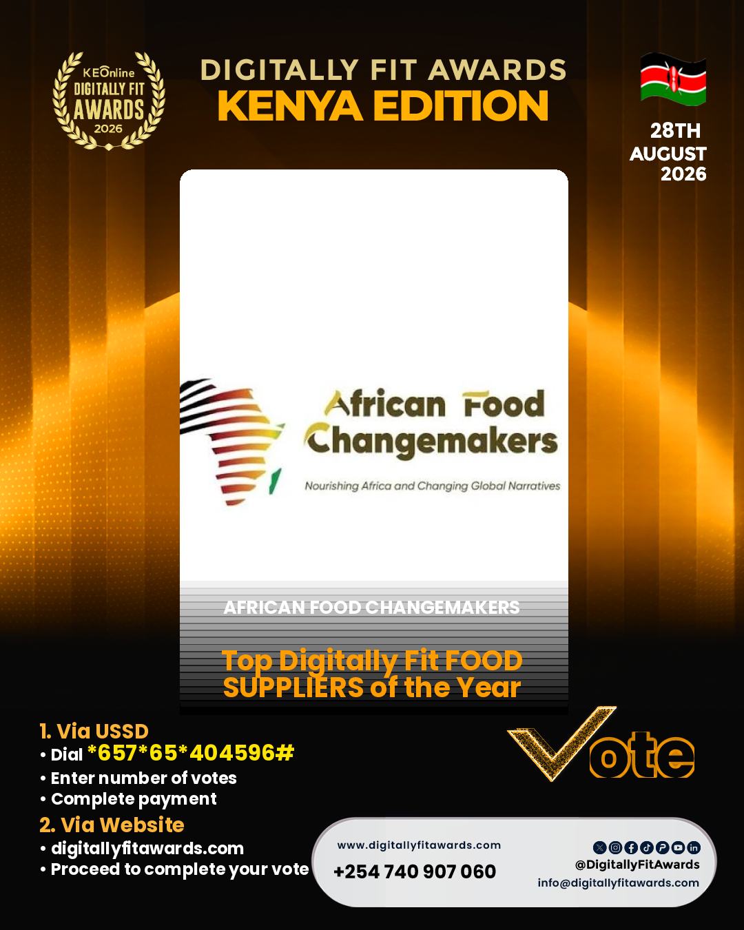 African Food Changemakers poster