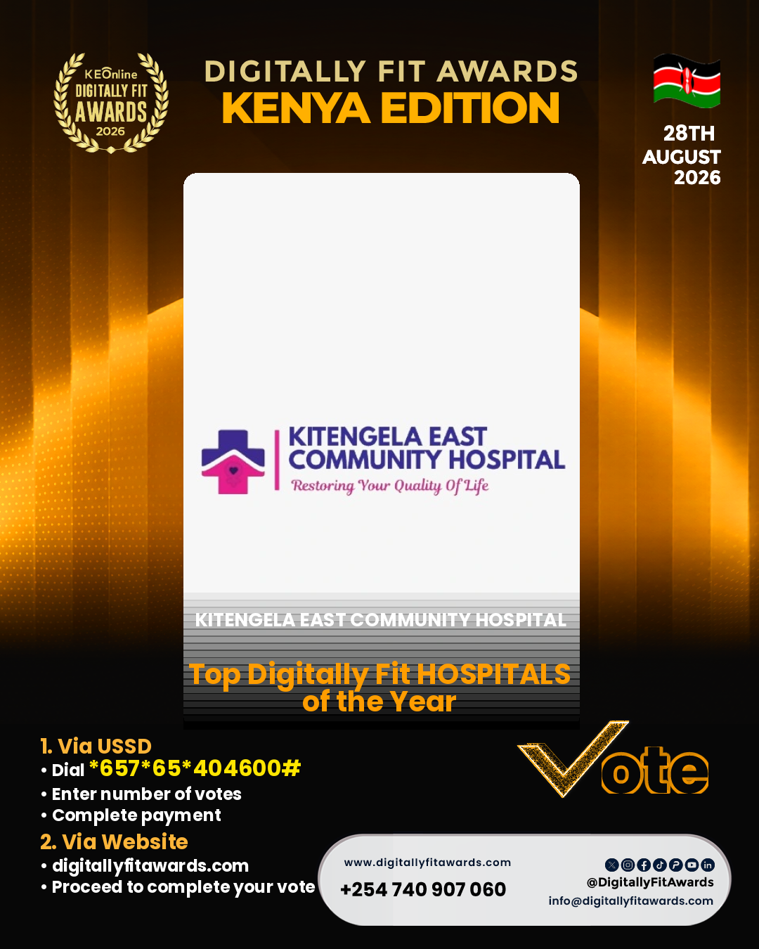 Kitengela East Community Hospital poster