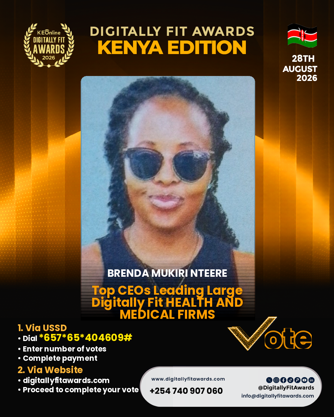 Brenda Mukiri Nteere poster