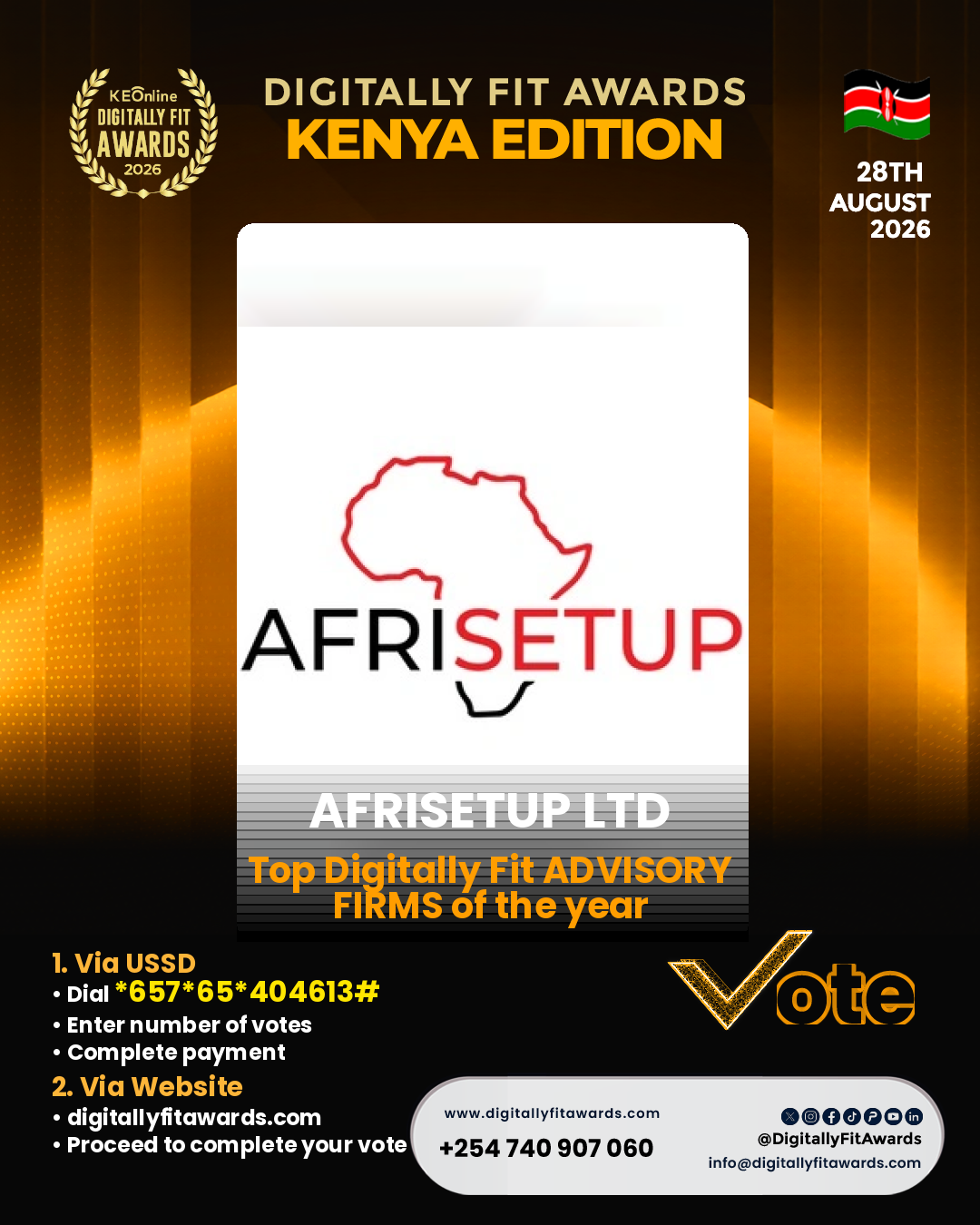 Afrisetup Ltd poster