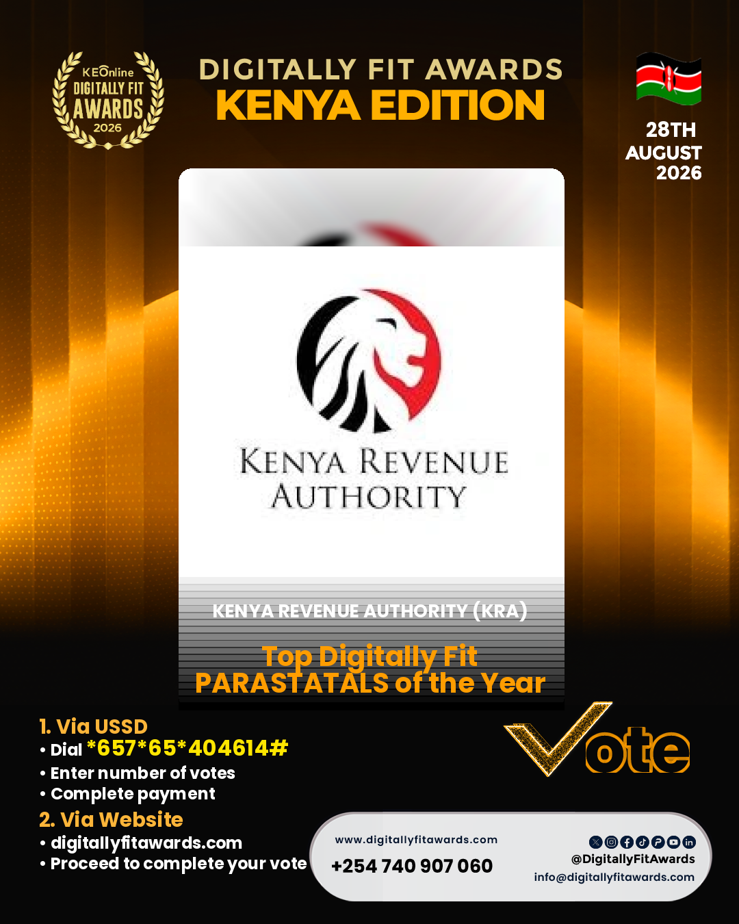 Kenya Revenue Authority (KRA) poster