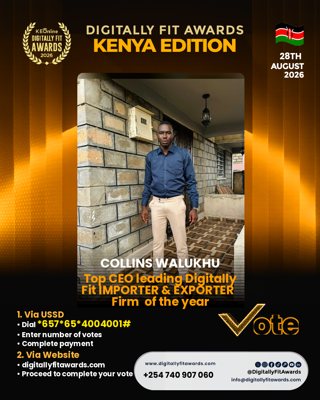 Collins Walukhu poster