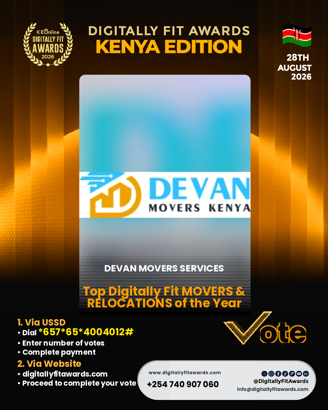 Devan Movers Services poster