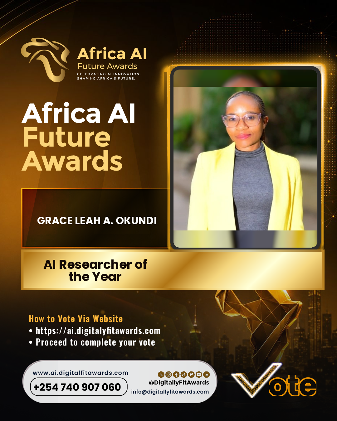 Grace Leah A. Okundi poster