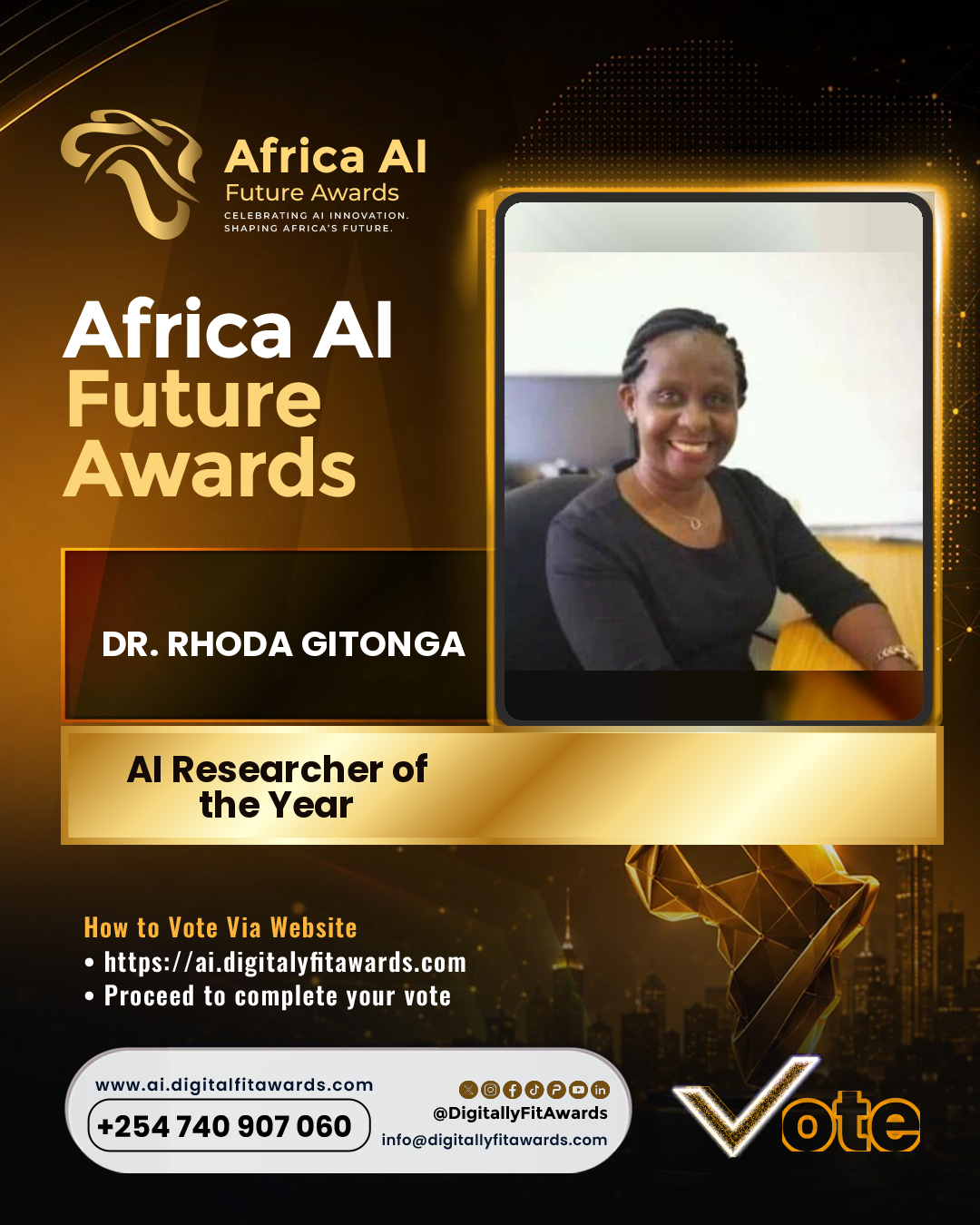 Dr. Rhoda Gitonga poster