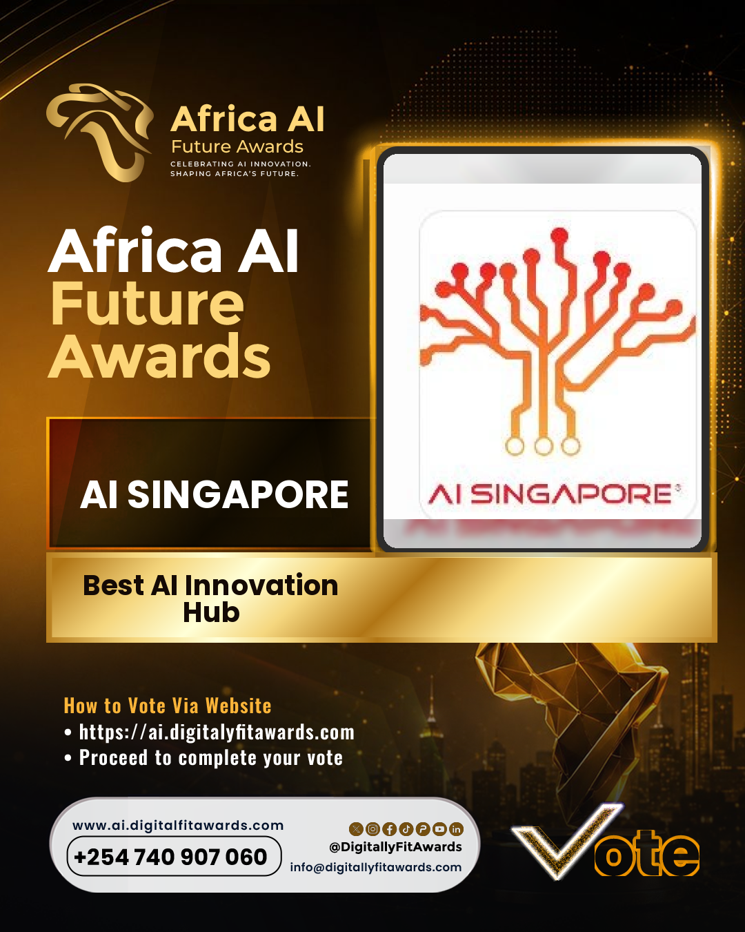 AI Singapore poster