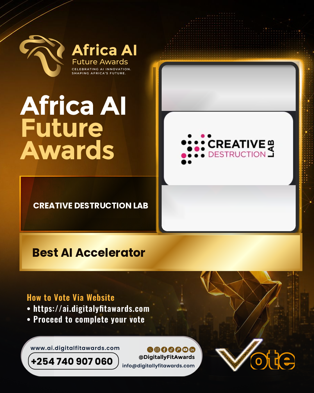 Creative Destruction Lab poster