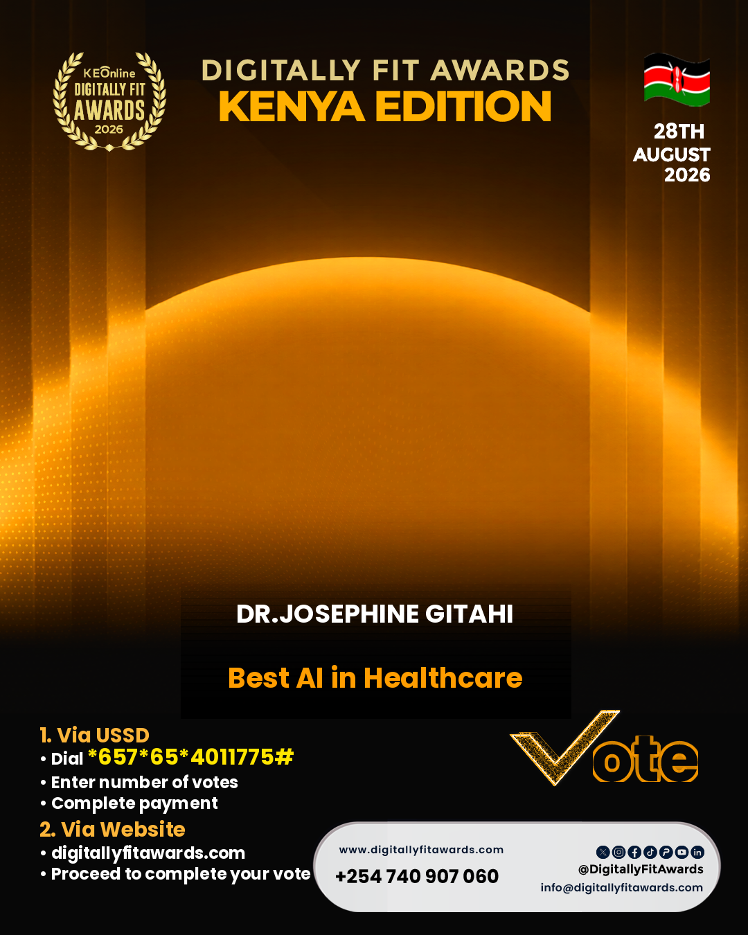 Dr.Josephine Gitahi poster