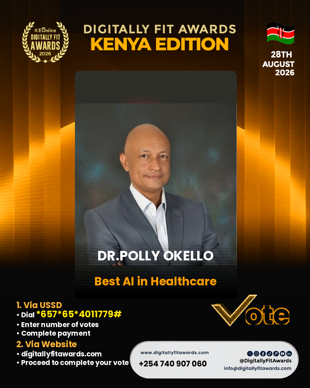 Dr.Polly Okello poster