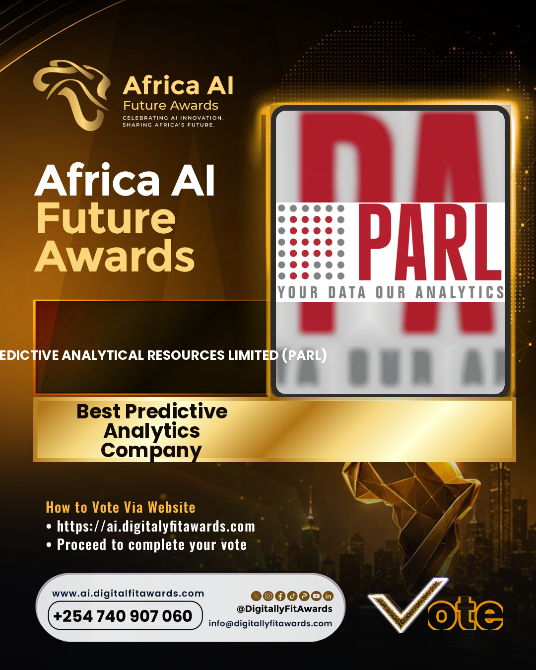 Predictive Analytical Resources Limited (PARL) poster