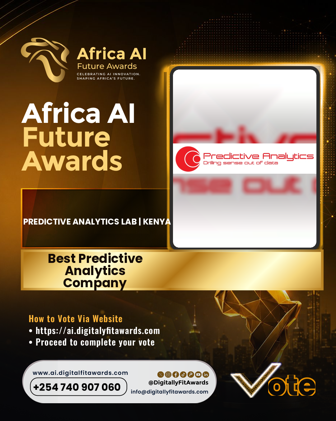 Predictive Analytics Lab | Kenya poster