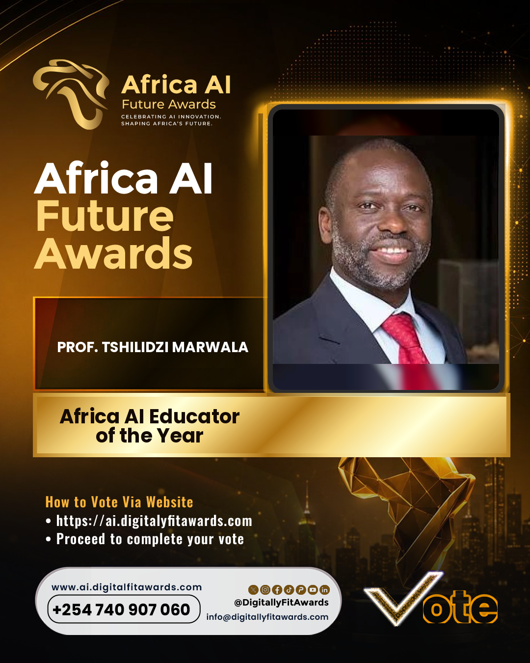 Prof. Tshilidzi Marwala poster