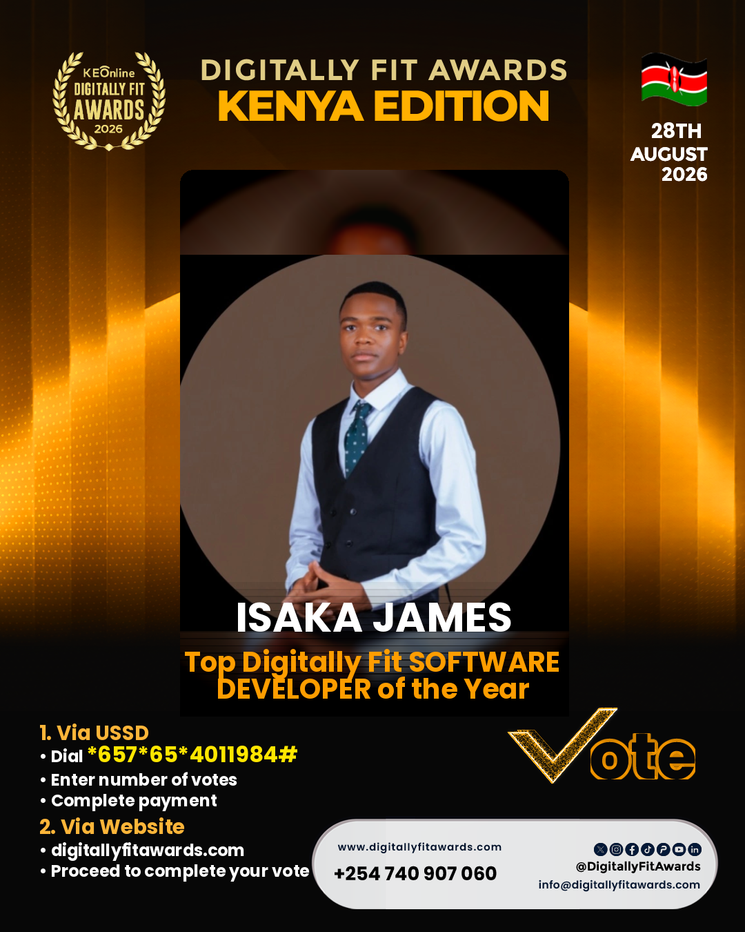Isaka James poster