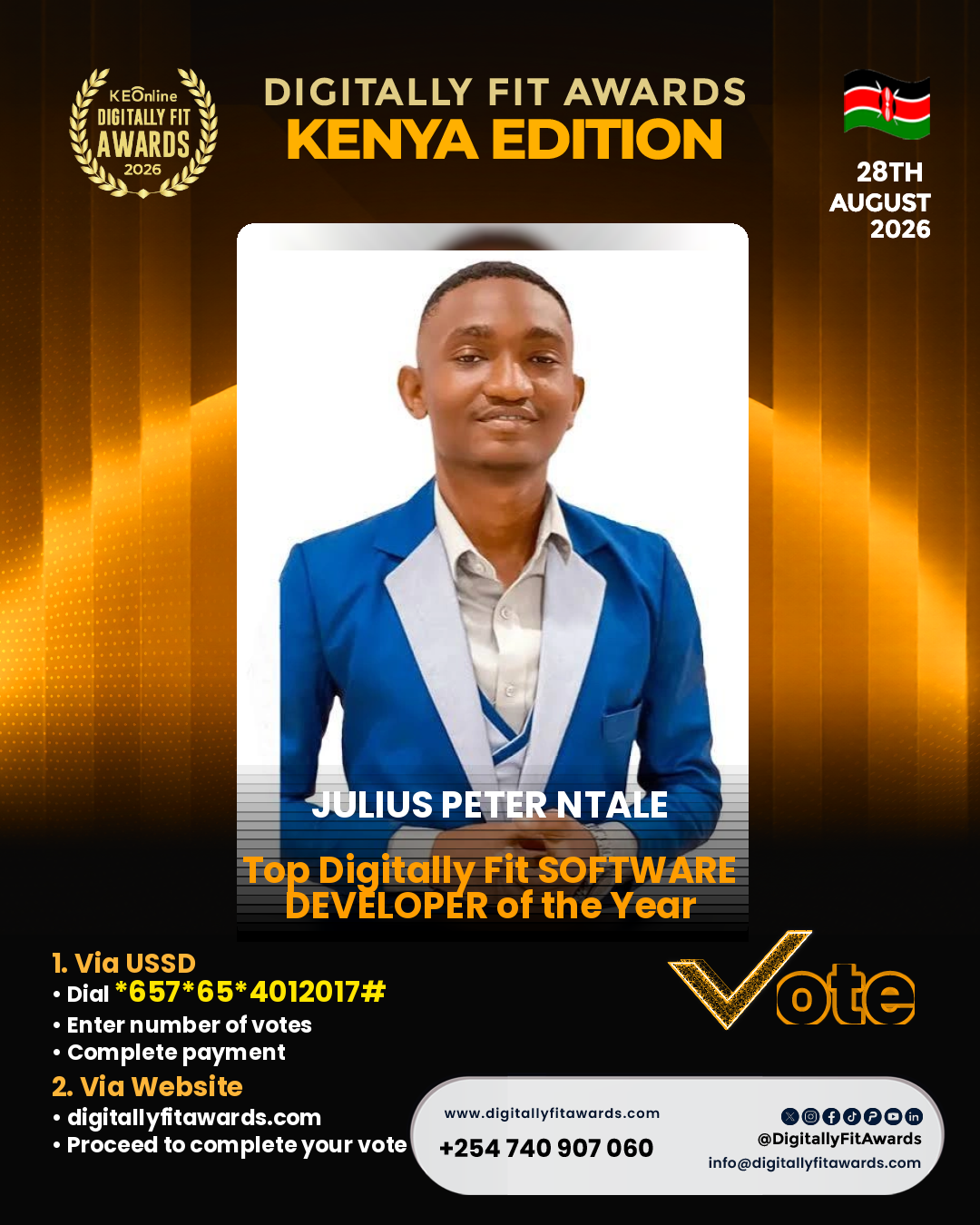 Julius Peter Ntale poster