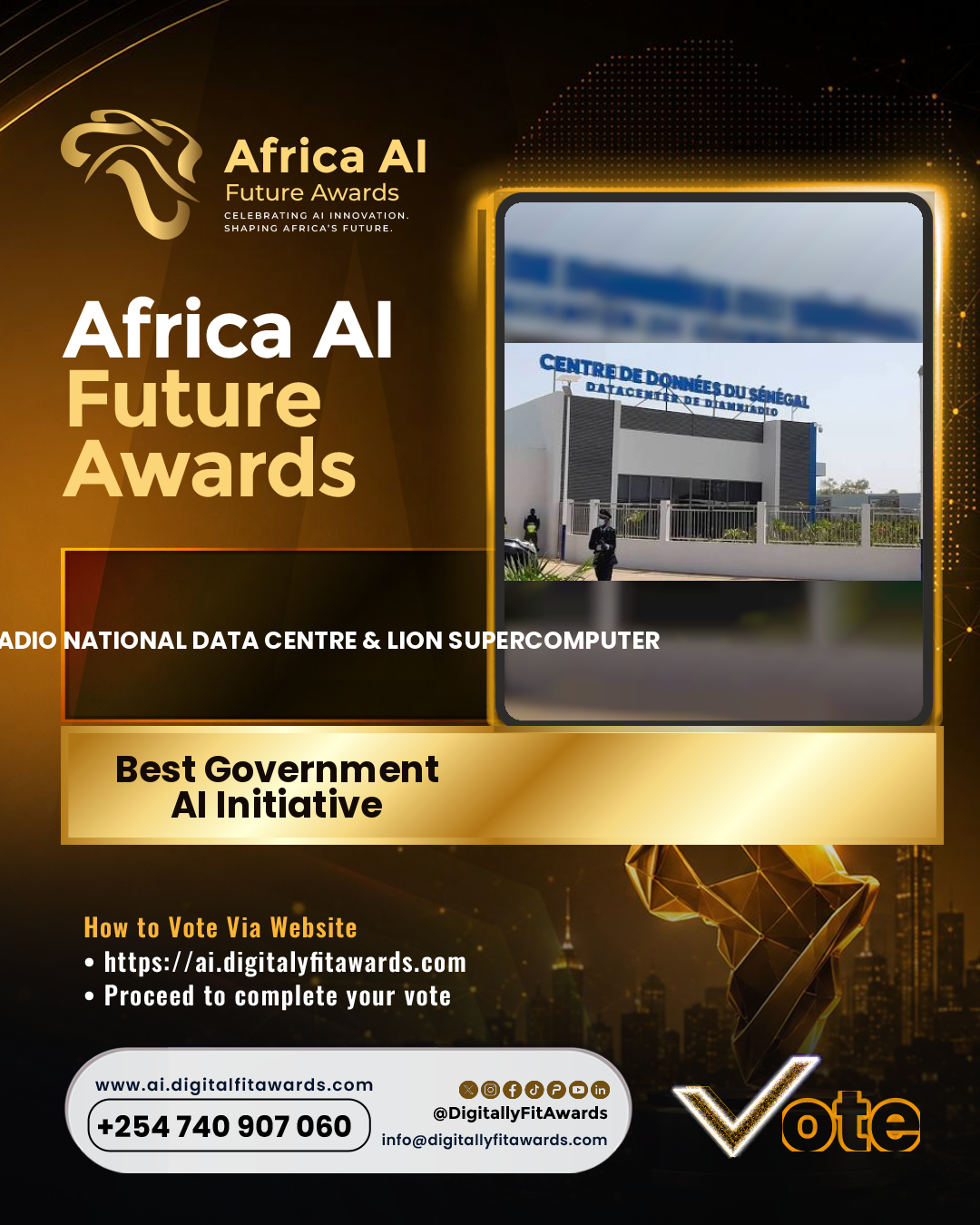 Diamniadio National Data Centre & Lion Supercomputer poster