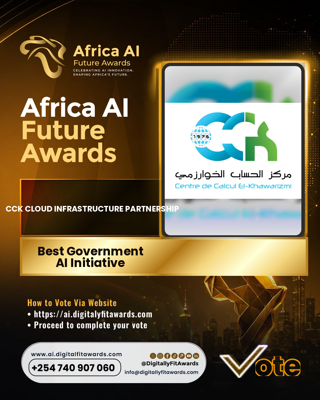 CCK Cloud Infrastructure Partnership poster