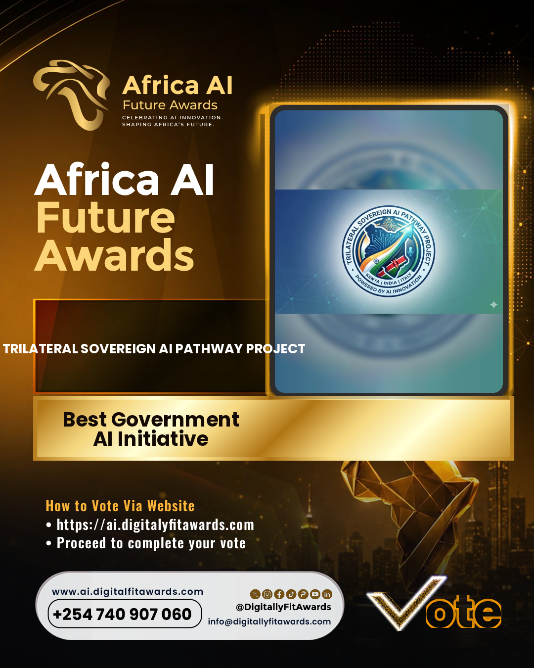 Trilateral Sovereign AI Pathway Project poster