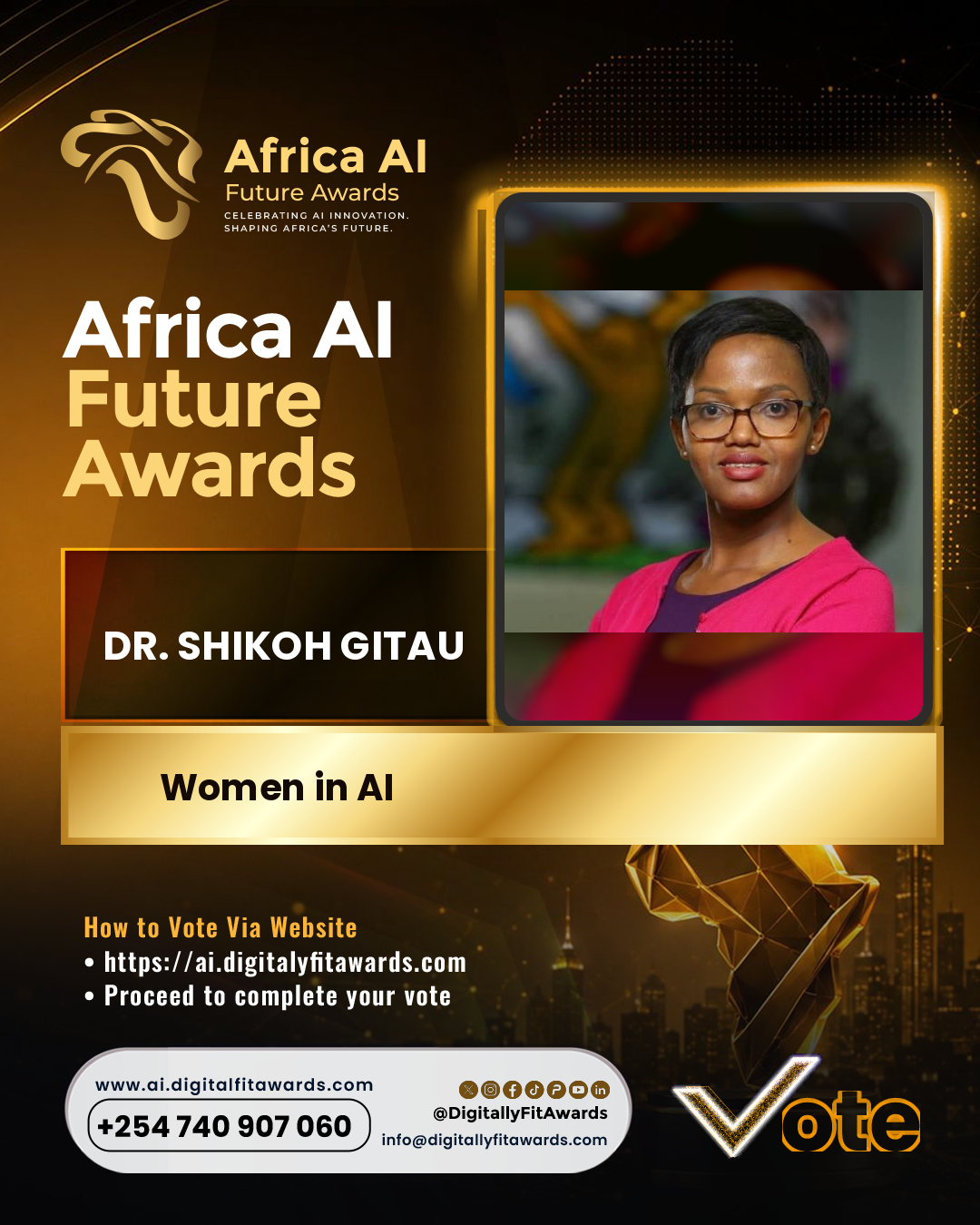 Dr. Shikoh Gitau poster