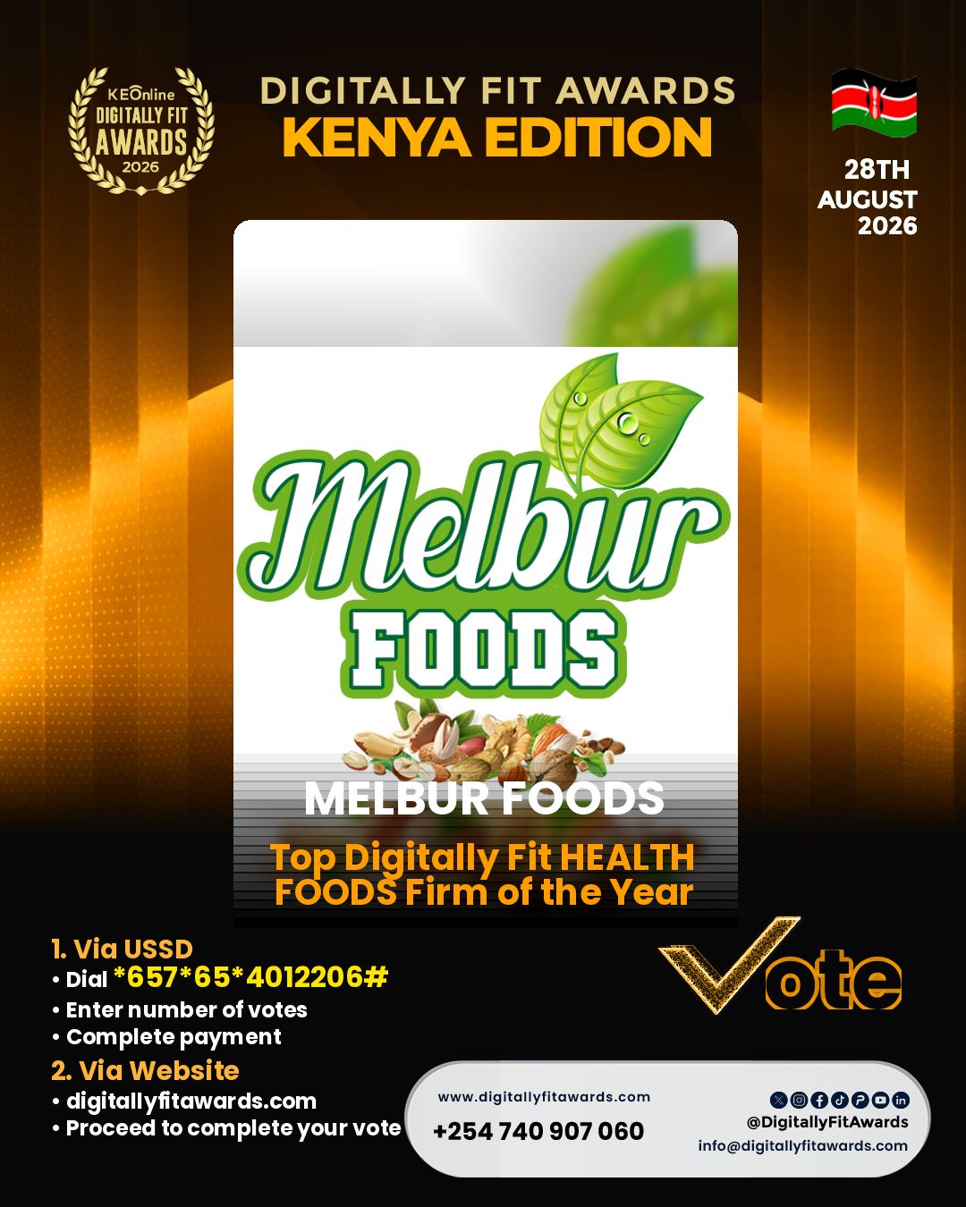 MELBUR FOODS poster