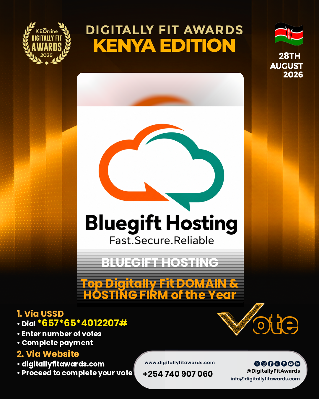 Bluegift Hosting poster