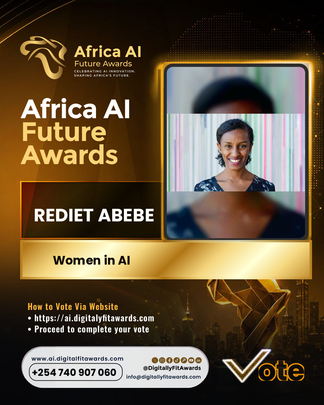 Rediet Abebe poster