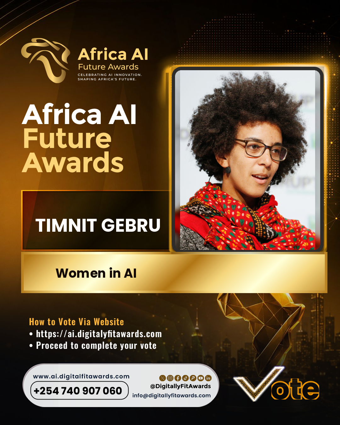 Timnit Gebru poster