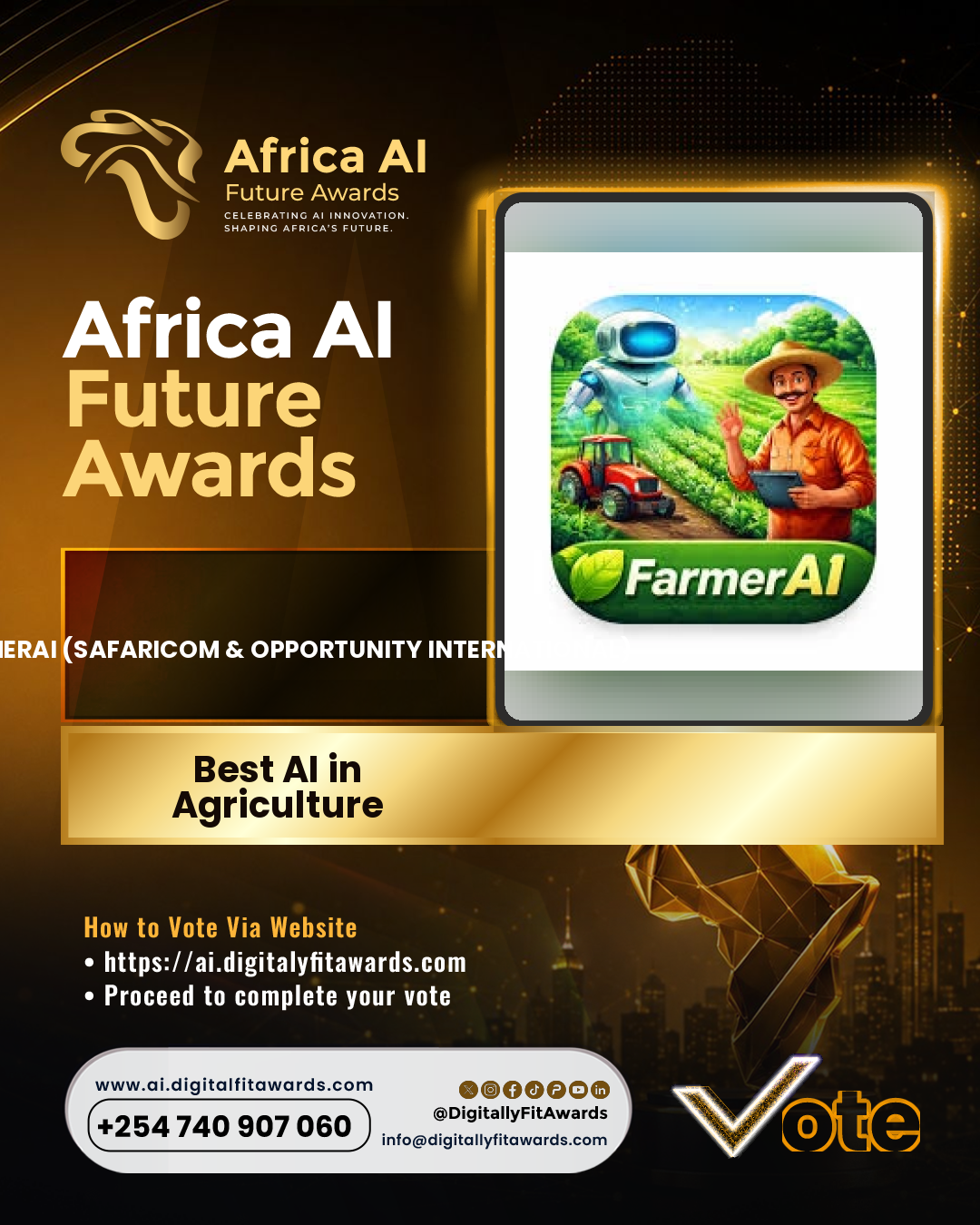 FarmerAI (Safaricom & Opportunity International) poster